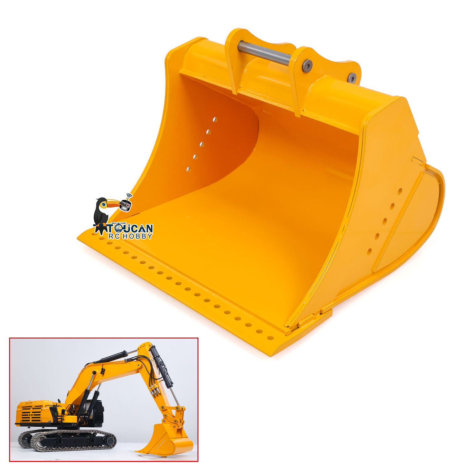Rc Hobby Grade Excavator - Metal Grading Bucket RC Part for
