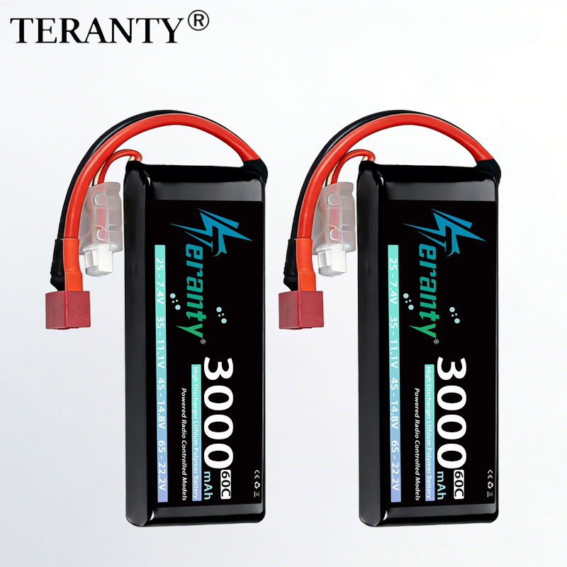 Rc Hobby Models - TERANTY 2S 3000mAh Lipo Battery 7.4V