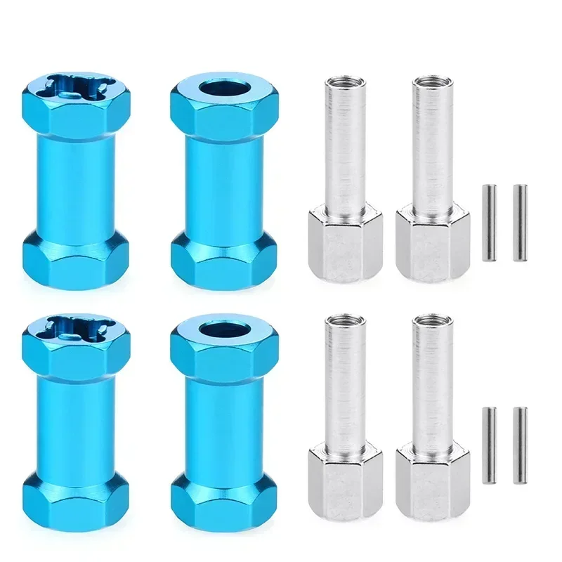 Wheel Hex Adapter - 4Pcs Thickness 15mm/20mm/25mm/ Extension Parts 12mm