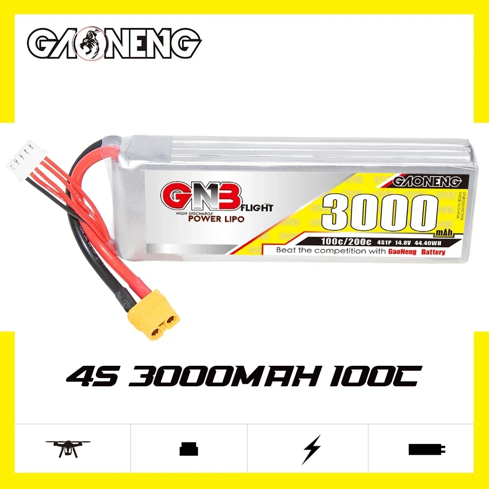 Rc Hobby Models - GAONENG GNB 3000mAh 4S 100C 200C