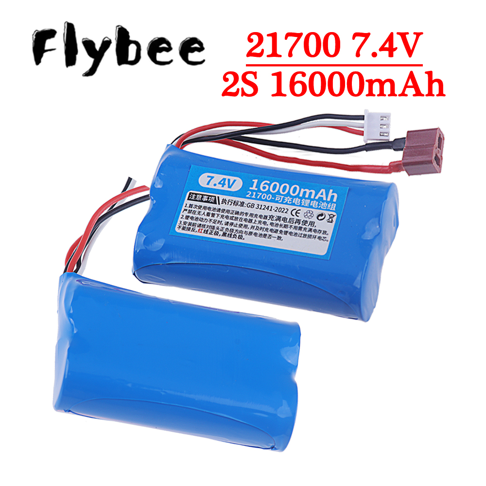 Rc Hobby Parts - 21700 7.4V 16000mAh Battery For Wltoys