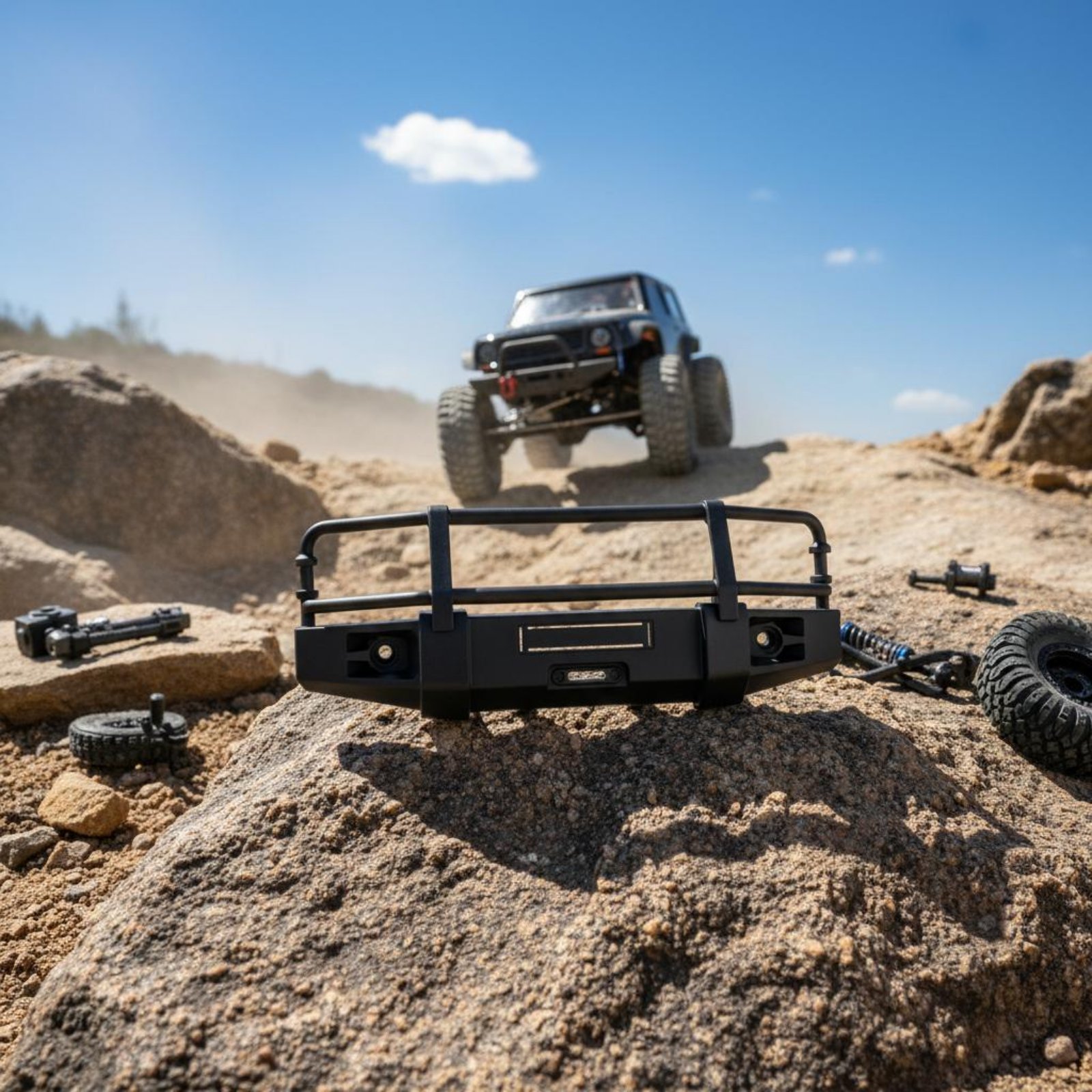 Rc Hobby Models - RC Crawler Front Bumper Model Car