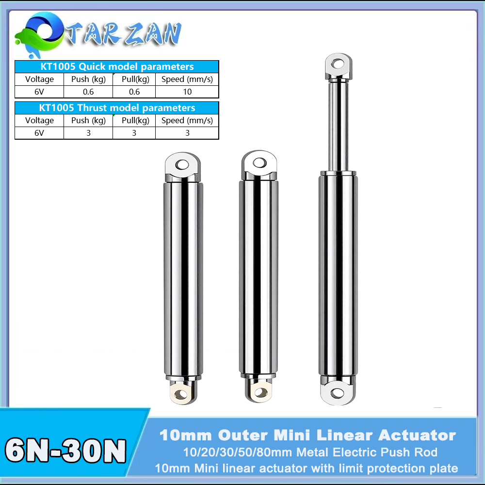 Rc Hobbies - 10mm Linear Actuator Retractable Pen Type