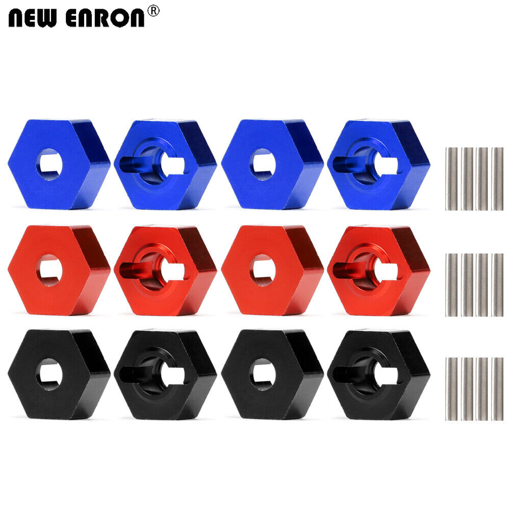 Wheel Hex Adapter - red/blue/black Aluminium 6061 Wheel hex 14MM