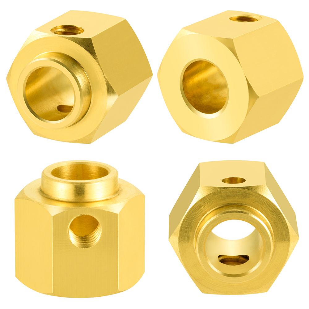 YEAHRUN 4PCS Brass 12MM Wheel  - Wheel Hex Adapter review and price