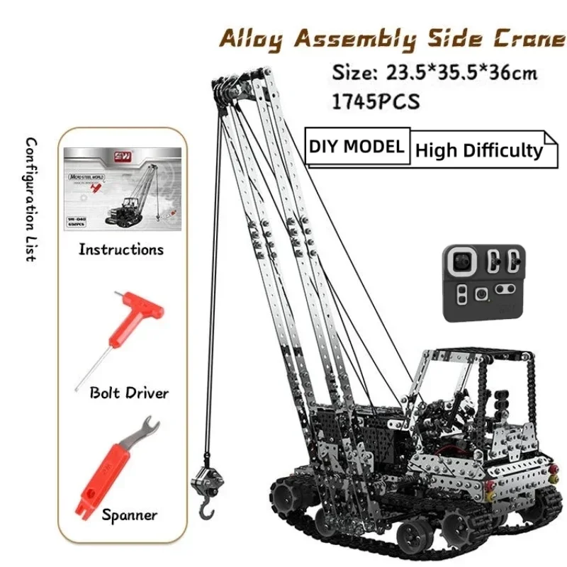 DIY Metal RC Crane Electric Ho - Rc Hobbies review and price