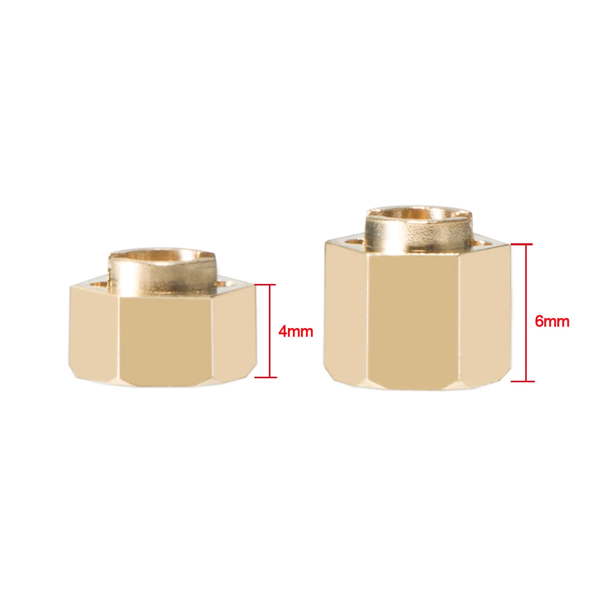 4Pcs Brass TRX4M Hex Wheels Ex - Wheel Hex Adapter review and price