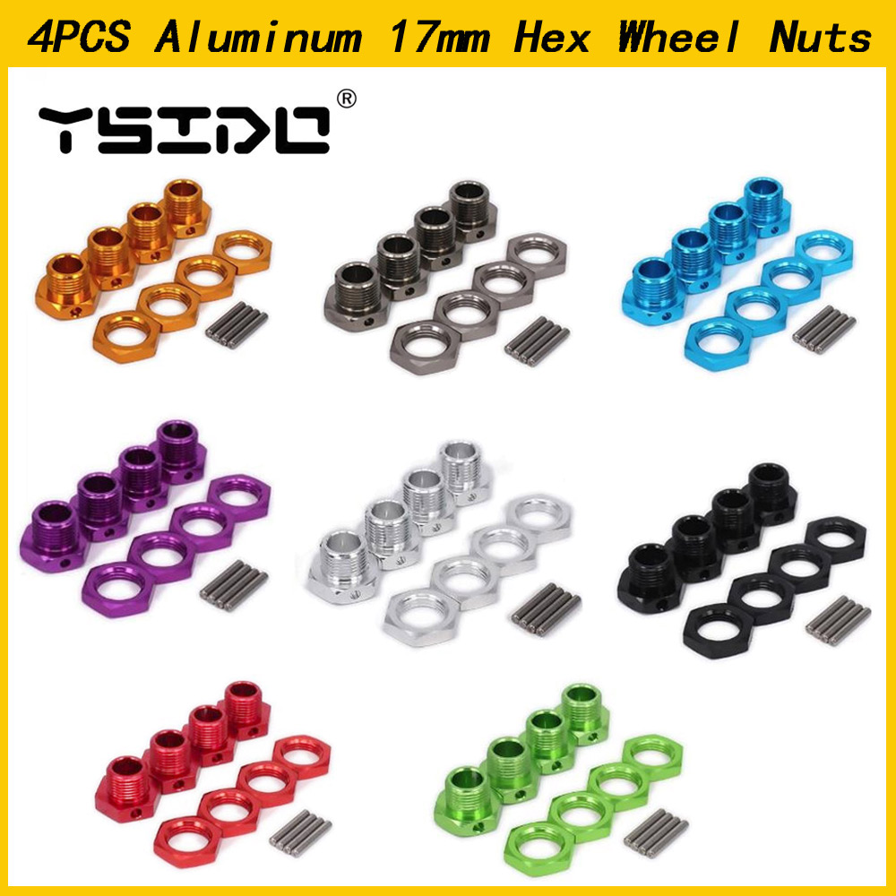 4PCS YSIDO Aluminum 17mm Hex W - Wheel Hex Adapter review and price