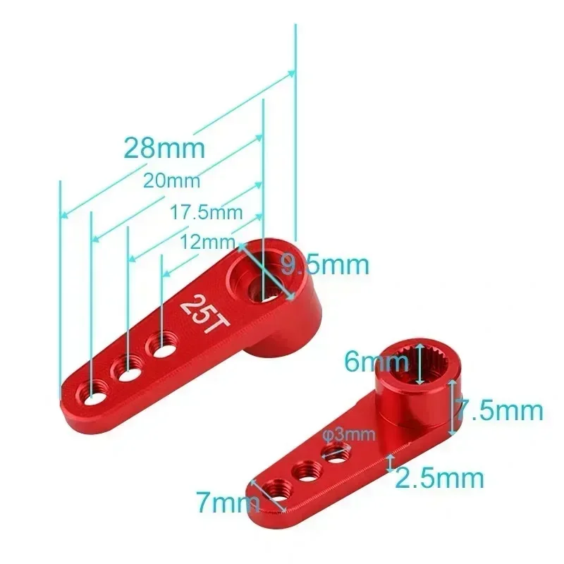 NEEBRC 25T Metal Servo Arm 3 H - Rc Hobby Shops review and price