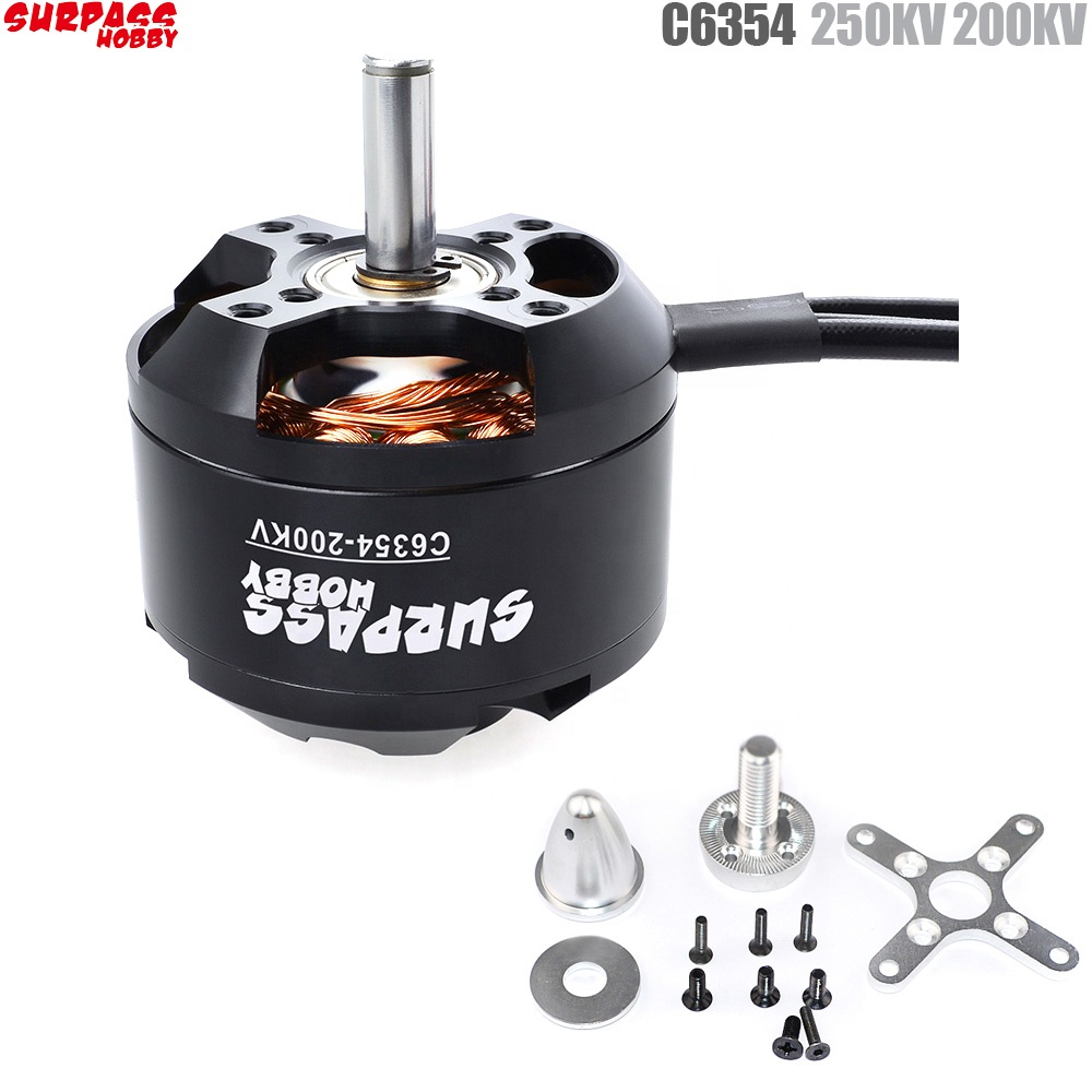 SURPASS HOBBY C6354 6354 250KV - Rc Hobbies review and price