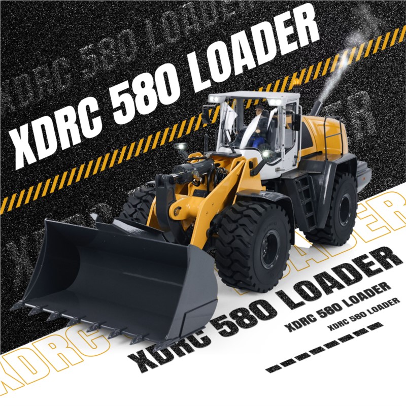 RC XDRC 580 RC Wheeled Loader  - Rc Hobby Models review and price