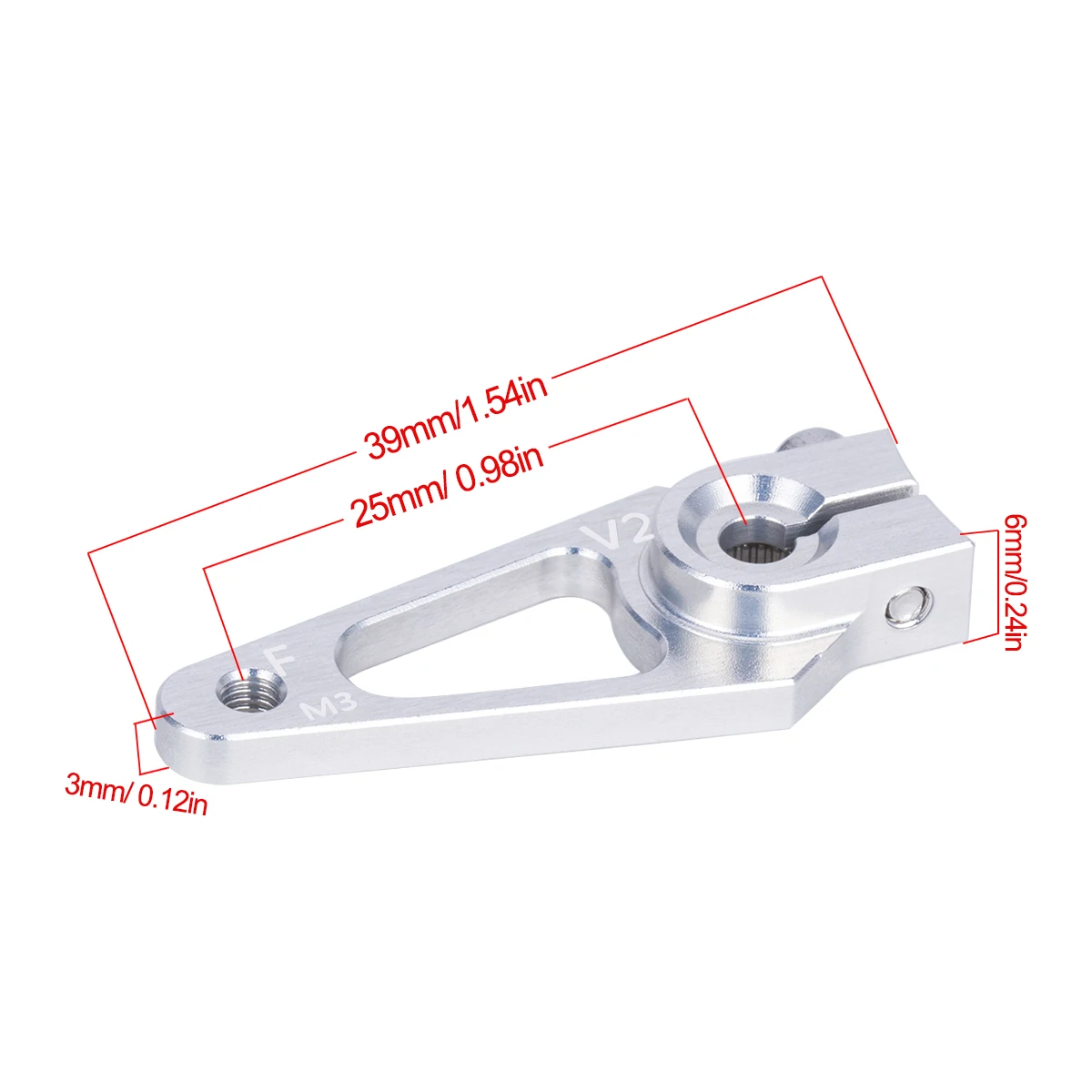 39mm M3 7075 Aluminum 25T Serv - Rc Hobby Shops review and price