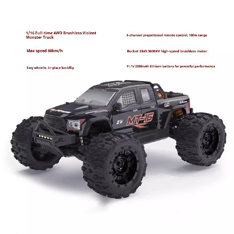 ZD MT16 1/16 Scale Brushless R - Rc Hobby Grade Cars review and price