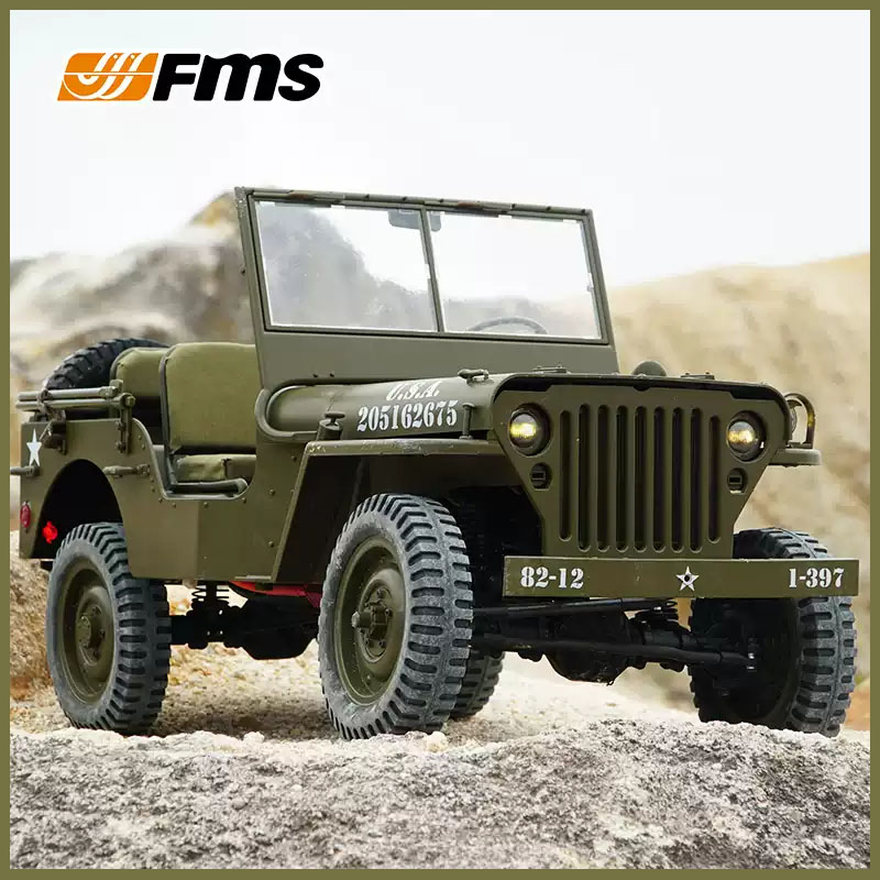 FMS 1/6 Climber 1941 Willys MB - Rc Hobby Shops review and price