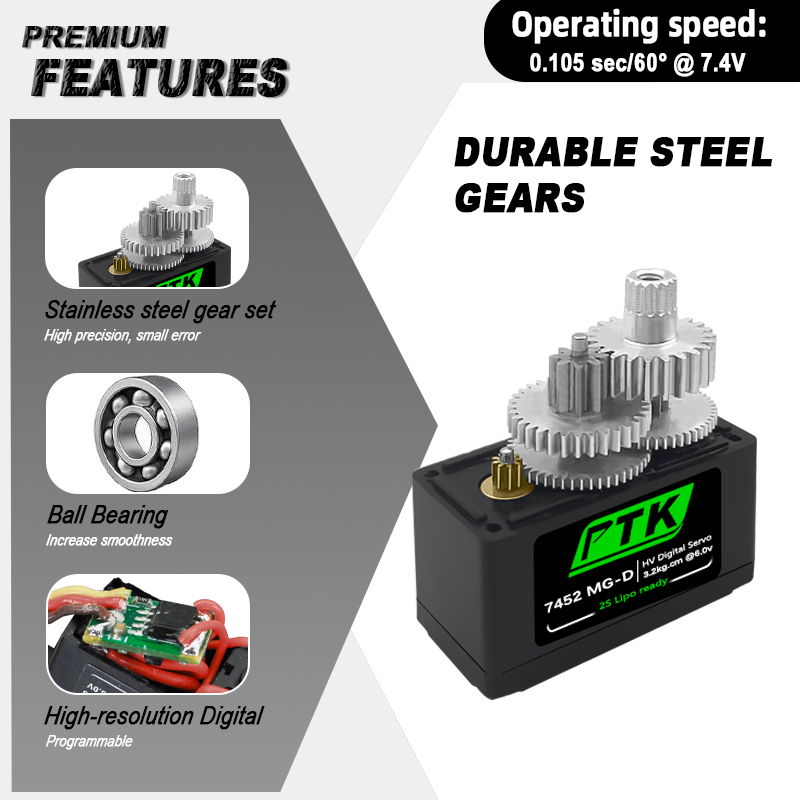 PTK 7452 MG-D 9g Digital Servo - Rc Hobby Shops review and price